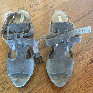 Pura Lopez shoes. Real Suede. Made in Spain.